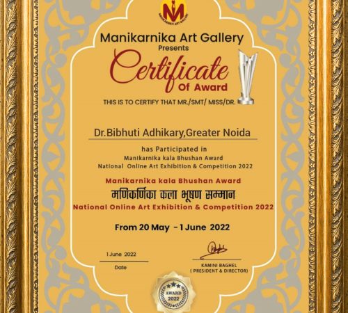 Bibhuti Certificate copy